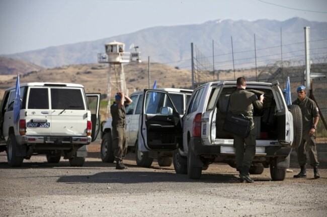 Mideast Israel Syria Austria UN Withraw