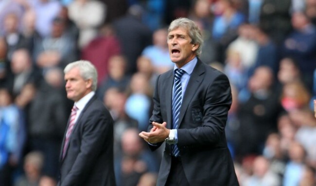 Soccer - Barclays Premier League - Manchester City v Stoke City - Etihad Stadium