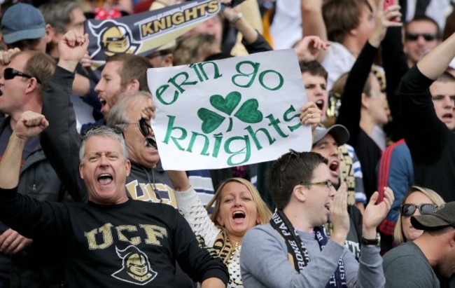 American Football fans at the game