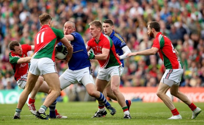 Kieran Donaghy with Colm Boyle, Aidan O'Shea, Kevin Keane and Keith Higgins