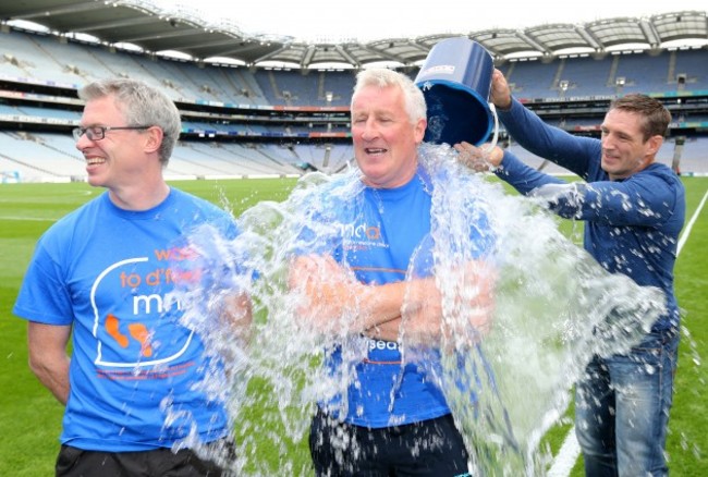 Kieran McGeeney with Joe Brolly and Pat Spillane