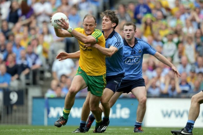 Michael Fitzsimons and Jack McCaffrey with Colm McFadden