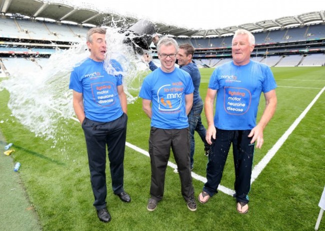 Kieran McGeeney with Joe Brolly and Pat Spillane