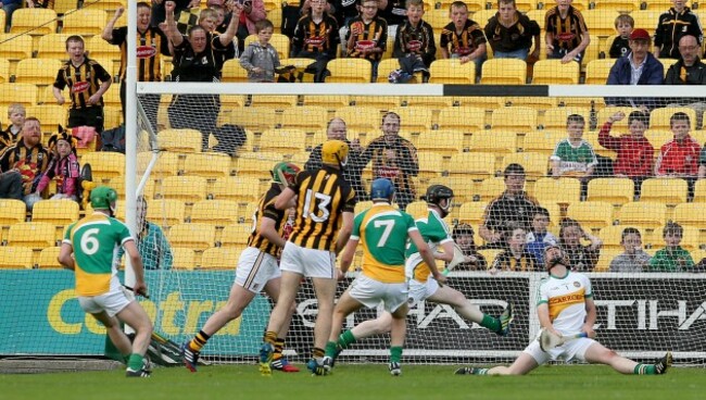 James Dempsey dejected after Colin Fennelly scored a goal
