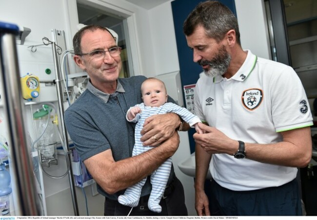 Republic of Ireland visit Temple Street Childrens Hospital