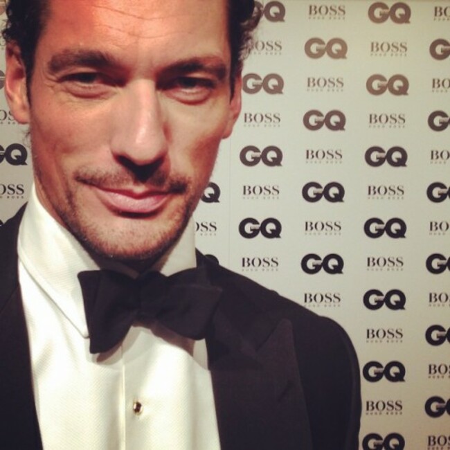 Wearing Savile Row's Henry Poole and Co, our resident petrolhead arrives at the #GQAwards