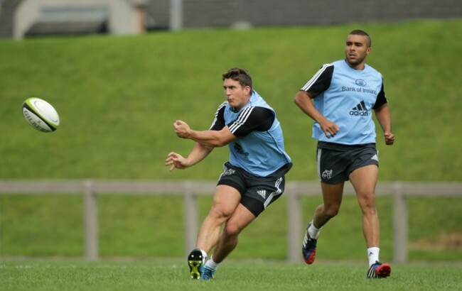 Ian Keatley and Simon Zebo