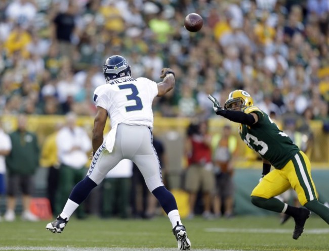 Seahawks Packers Football