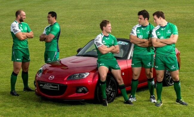 John Muldoon, Mils Muliaina, Kieran Marmion, Ronan Loughney and Jake Heenan 3/9/2014