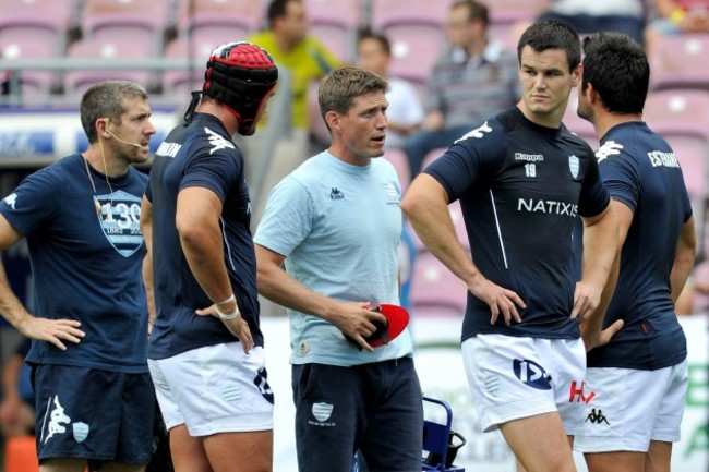 Ronan O'Gara and Jonathan Sexton 9/8/2013