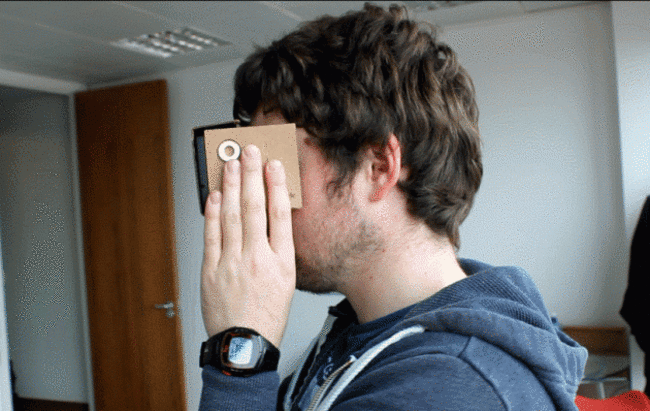 Wearing Google Glass