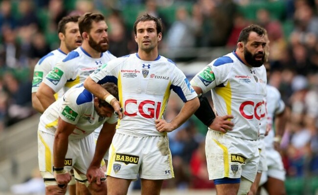 Nathan Hines, Morgan Parra and Davit Zirakashvili dejected