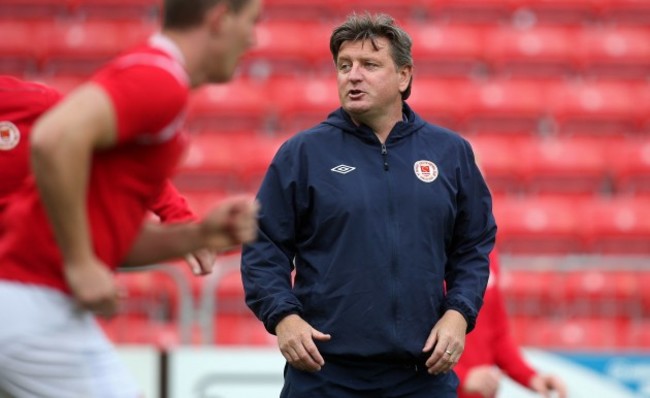 Martin Russell during the warm up