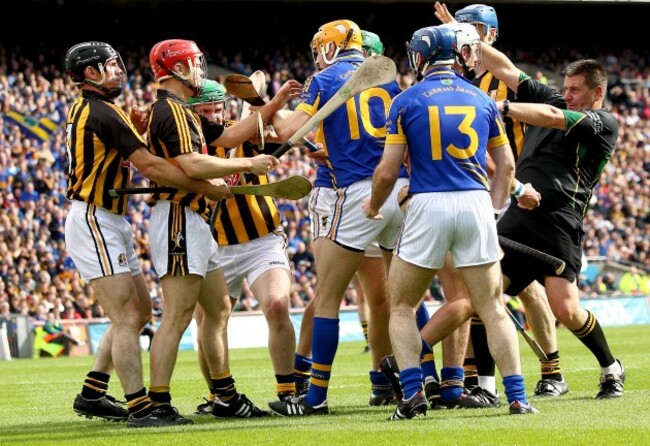 Brian Gavin accidently gets struck