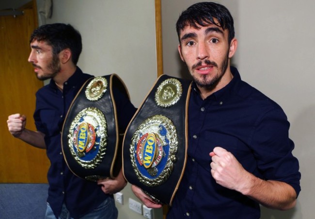 Jamie Conlan with his belt after the fight