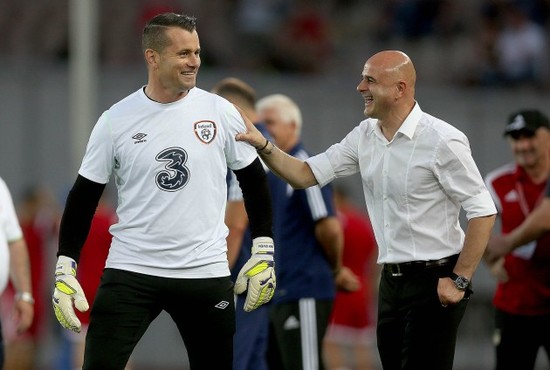 Shay Given and Temur Ketsbaia