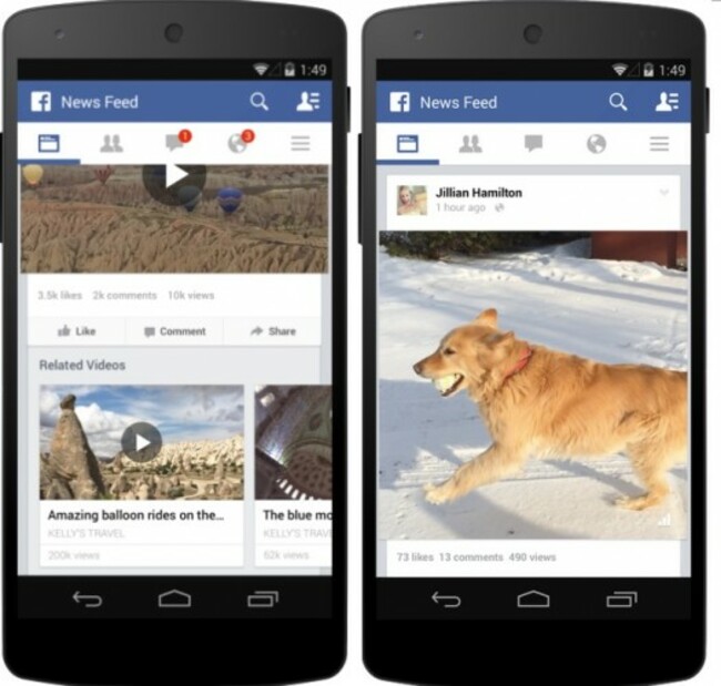 Facebook autoplay videos