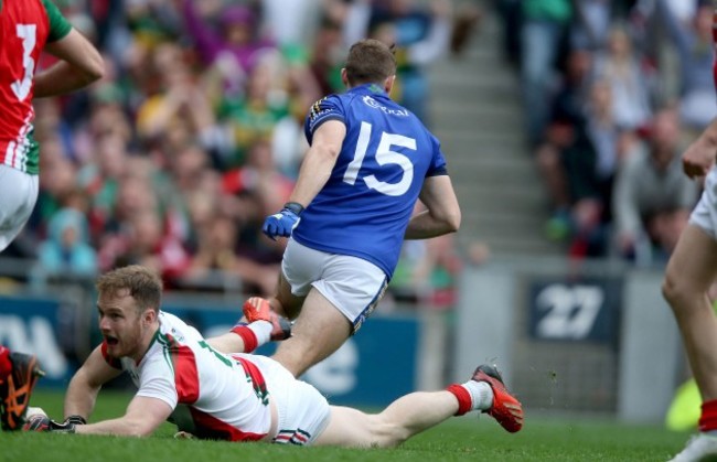 James O'Donoghue turns away in celebration after scoring his sides goal