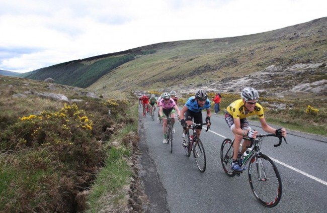 Alexander Wetterall heads up the Wicklow Gap 29/5/2010