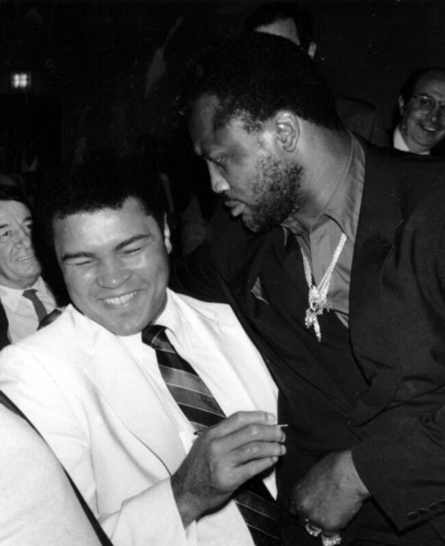 Joe Frazier and Muhammad Ali - New York