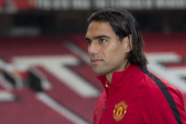 Britain Soccer Falcao Blind Introduction