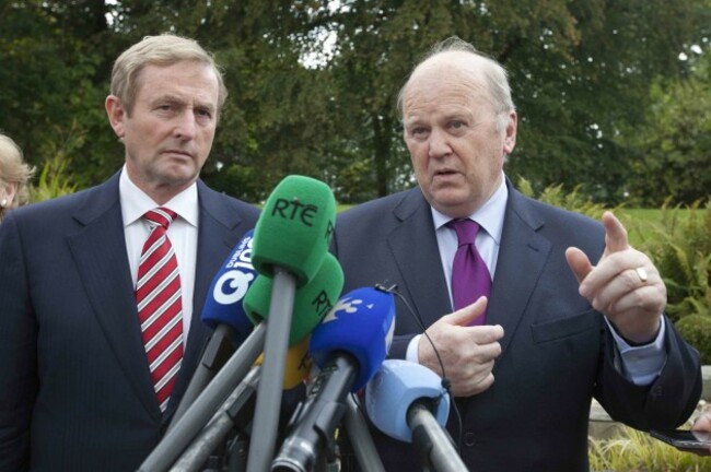 Fine Gael Think-In. L to R. Taoiseach E