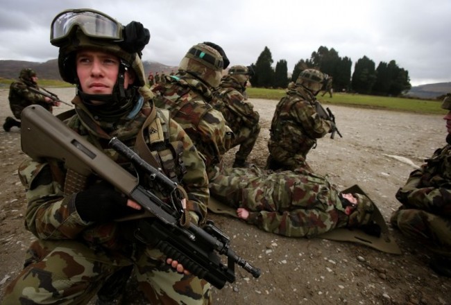 Irish Defence Force training exercise