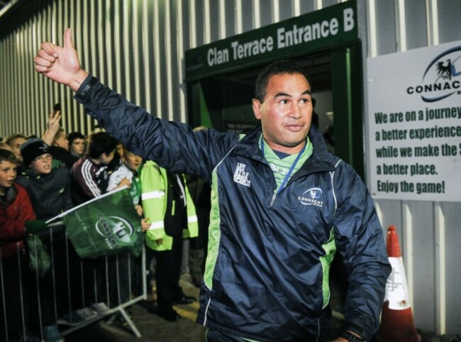 Pat Lam celebrates