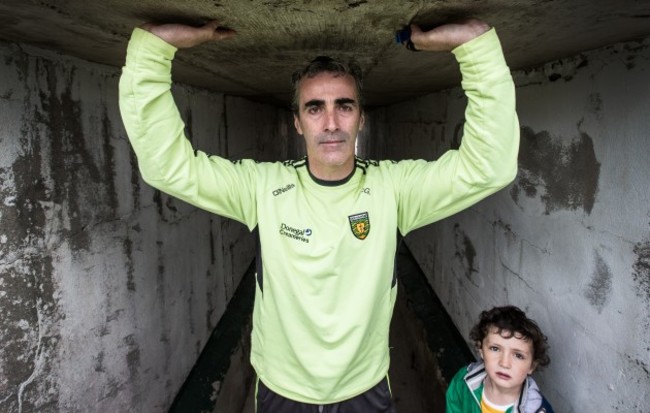 Jim McGuinness with his son Jim Jr