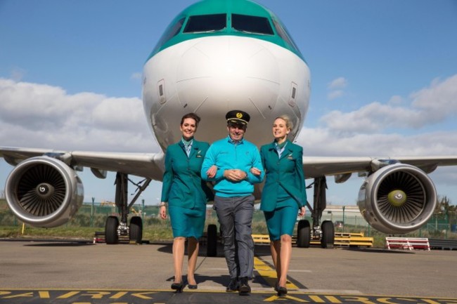 Paul McGinley with Muriel Cooke and Ana Tobiasova