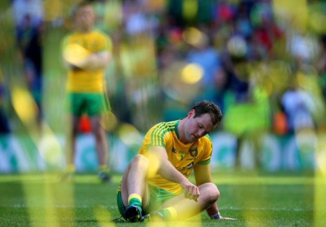 A dejected Michael Murphy