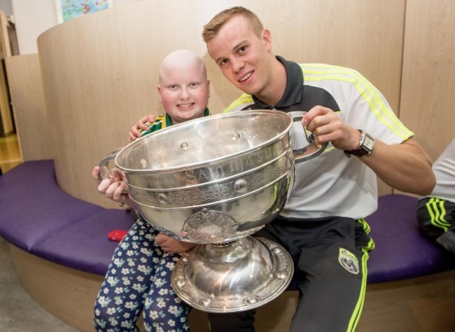 Kieran Donaghy with Rebecca Boyd