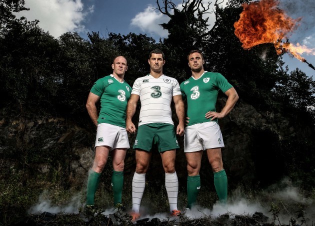 Paul O'Connell, Rob Kearney and Tommy Bowe
