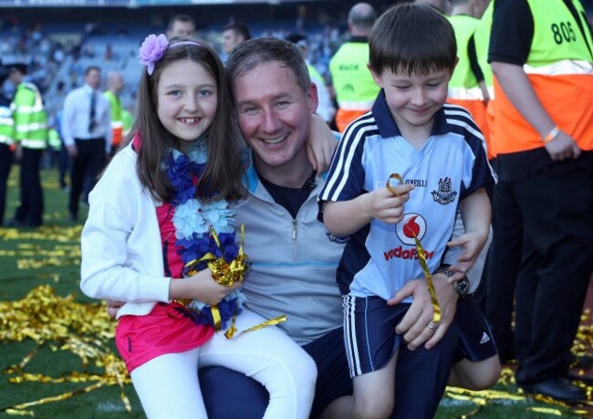 Jim Gavin with his children Yasmin and Jude