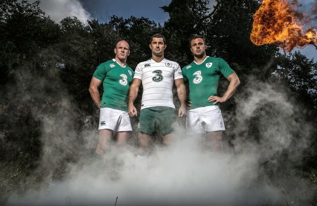 Paul O'Connell, Rob Kearney and Tommy Bowe