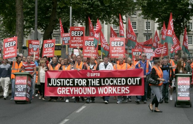 SIPTU Greyhound Recycling Protests