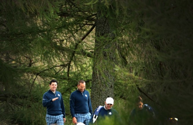 Rory McIlroy and Sergio Garcia