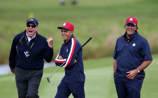 Golf - 40th Ryder Cup - Practice Day One - Gleneagles