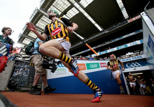 Kilkenny players take to the field