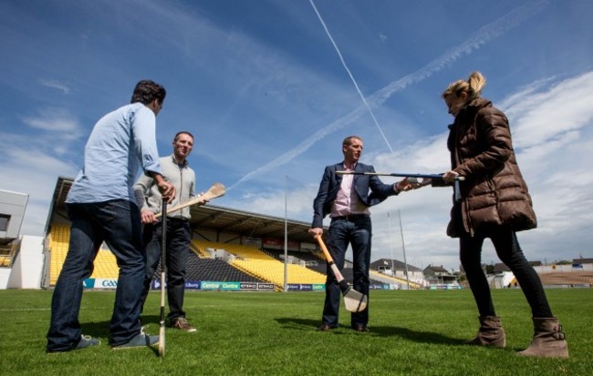 Brian Carney, Jamesie OÕConnor, Ollie Canning and Rachel Wyse ahead of the game