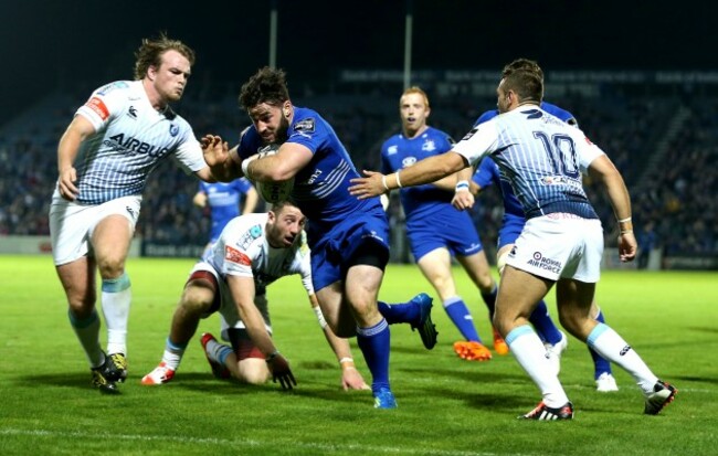 Mick McGrath scores a try