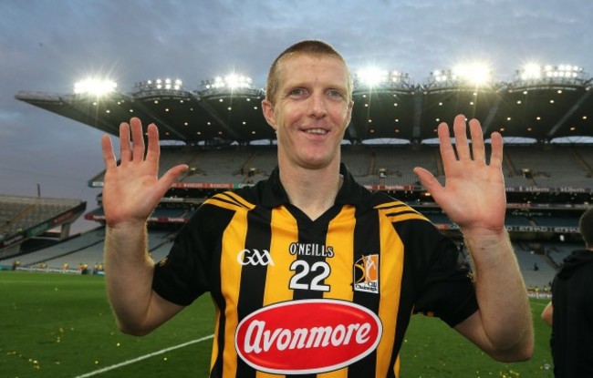 Henry Shefflin celebrates his 10th All Ireland medal