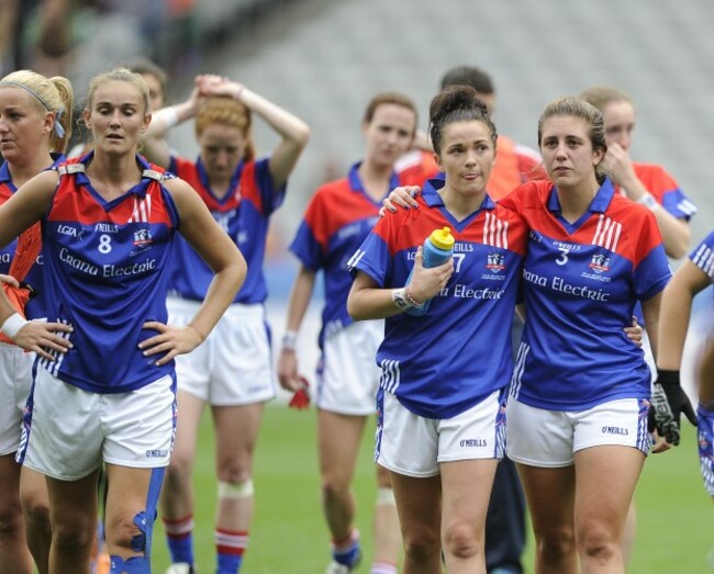 New York players dejected at the end of the game