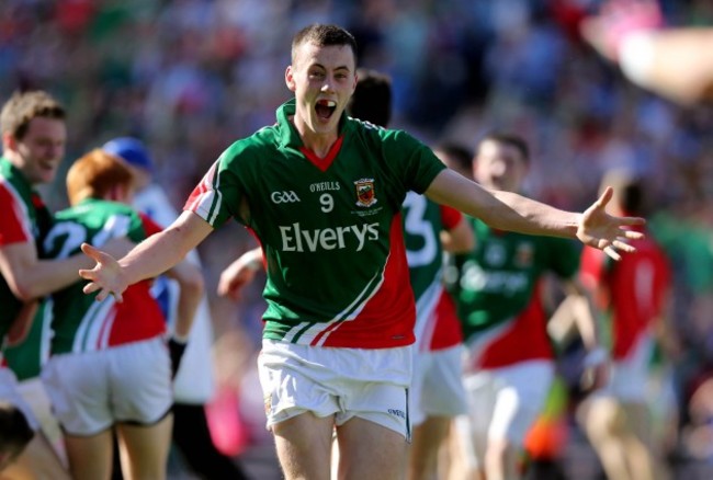 Diarmuid O'Connor celebrates at the final whistle