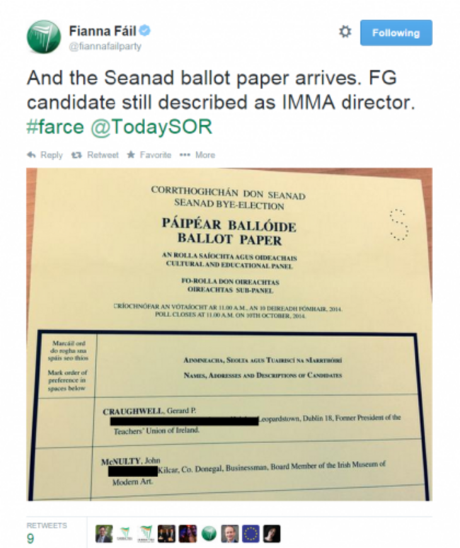 ff tweet seanad