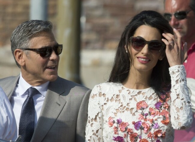 Wedding of George Clooney and Amal Alamuddin - Venice