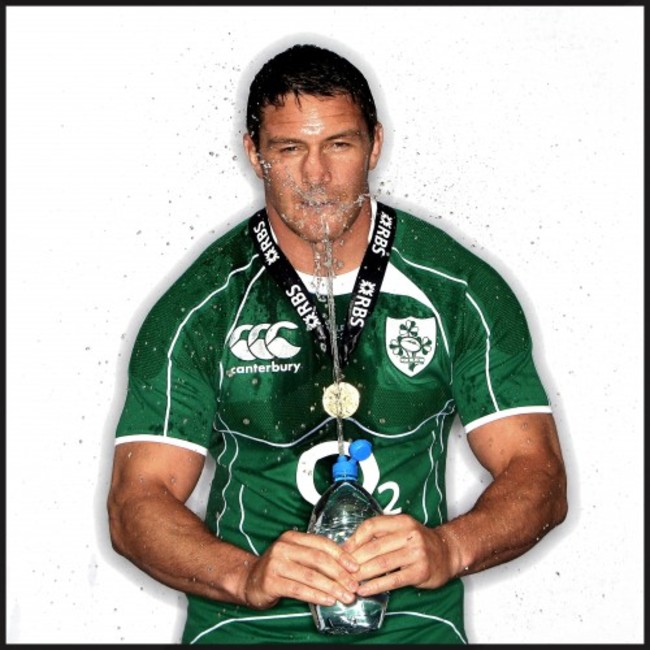 David Wallace after Ireland had beaten Wales