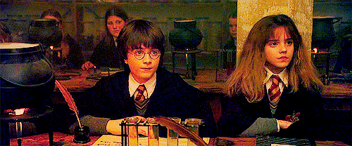 Hermione-Granger-Answers-Questions-In-Class-In-Harry-Potter