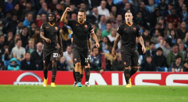 Soccer - UEFA Champions League - Group E - Manchester City v Roma - Etihad Stadium