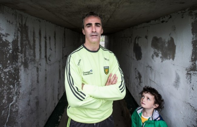 Jim McGuinness with his son Jim Jr